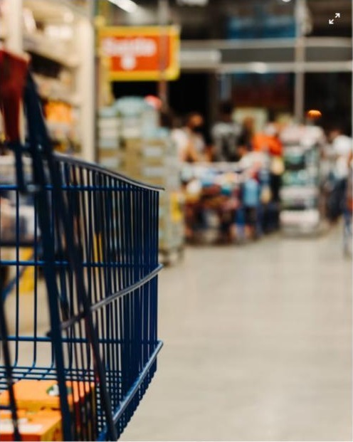 Walmart retail aisle